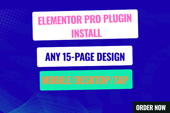 I will design a 15-page WordPress website with Elementor pro and on page SEO