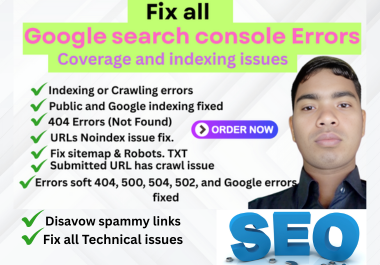 Index coverage issue, Google search console errors index issues solved