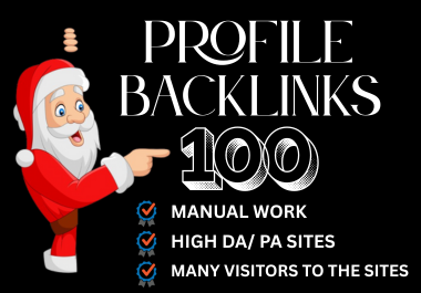 Manual Top quality powerful profile backlinks for fast rank 