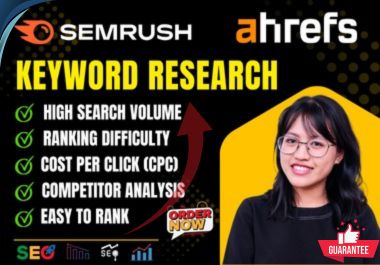 I Will Do In-Depth Keyword Research With Competitor Analysis