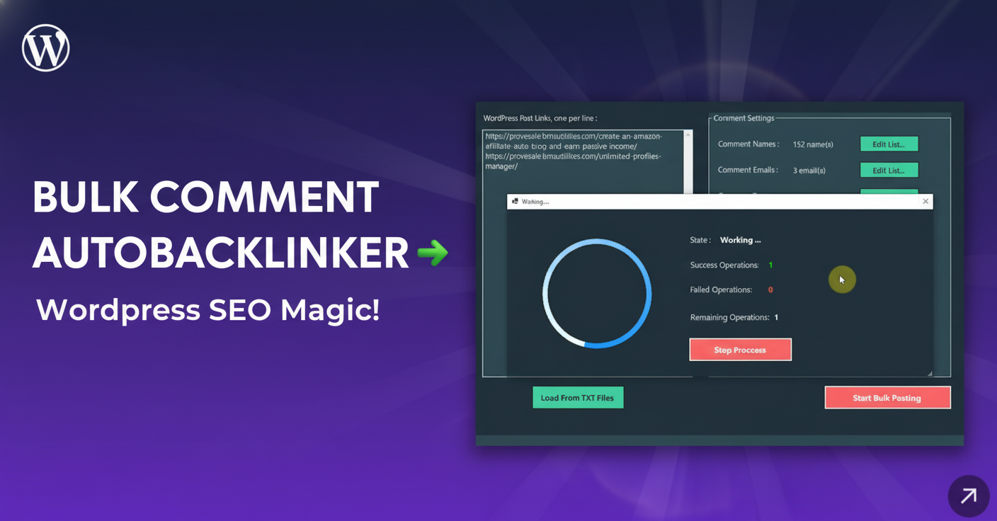 WordPress Comments AutoPoster - Create Unlimited Word...
