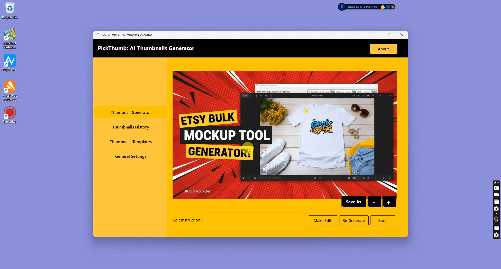 PickThumb : AI Thumbnails Generator