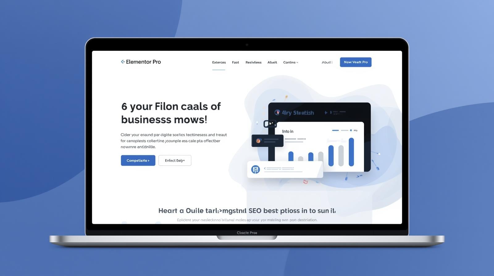 I will create your WordPress business responsive website with elementor pro