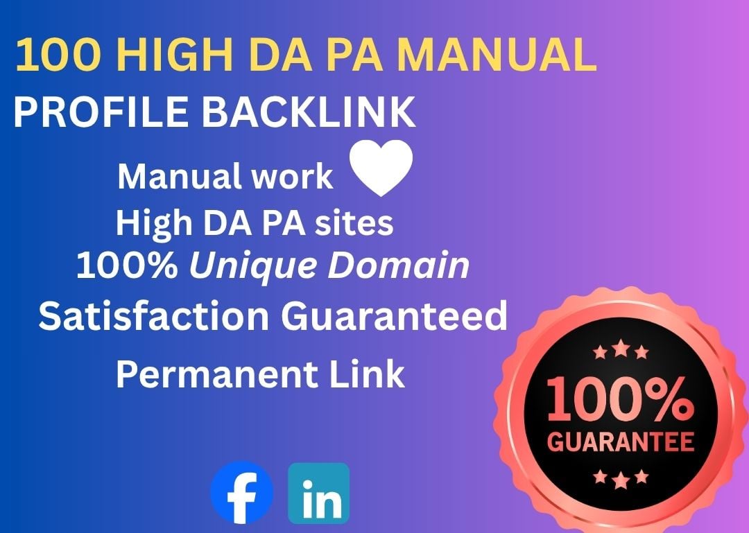 I Will Build 100 Powerful Dofollow Profile Backlinks ...
