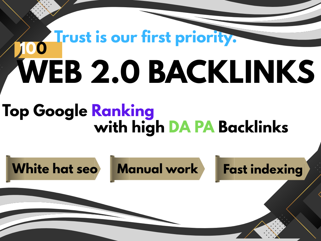 I Will Create 100 SEO-Optimized Web 2.0 Backlinks for Better Google Rankings