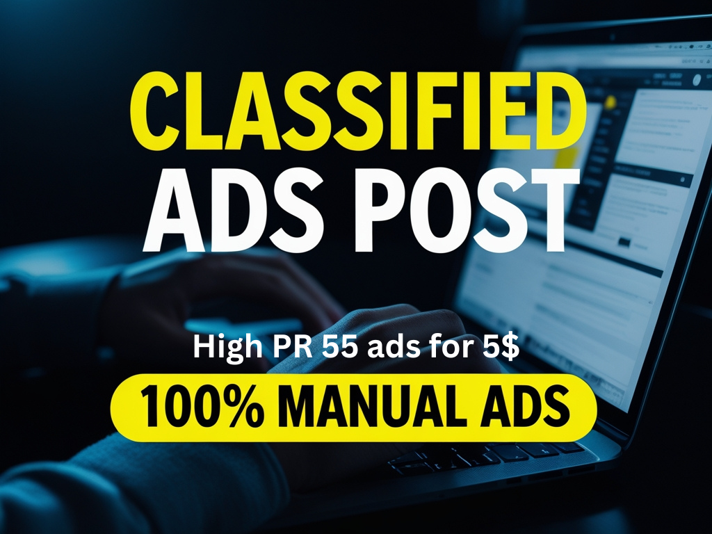 I will post classified ads on high-ranking classified sites for maximum exposure