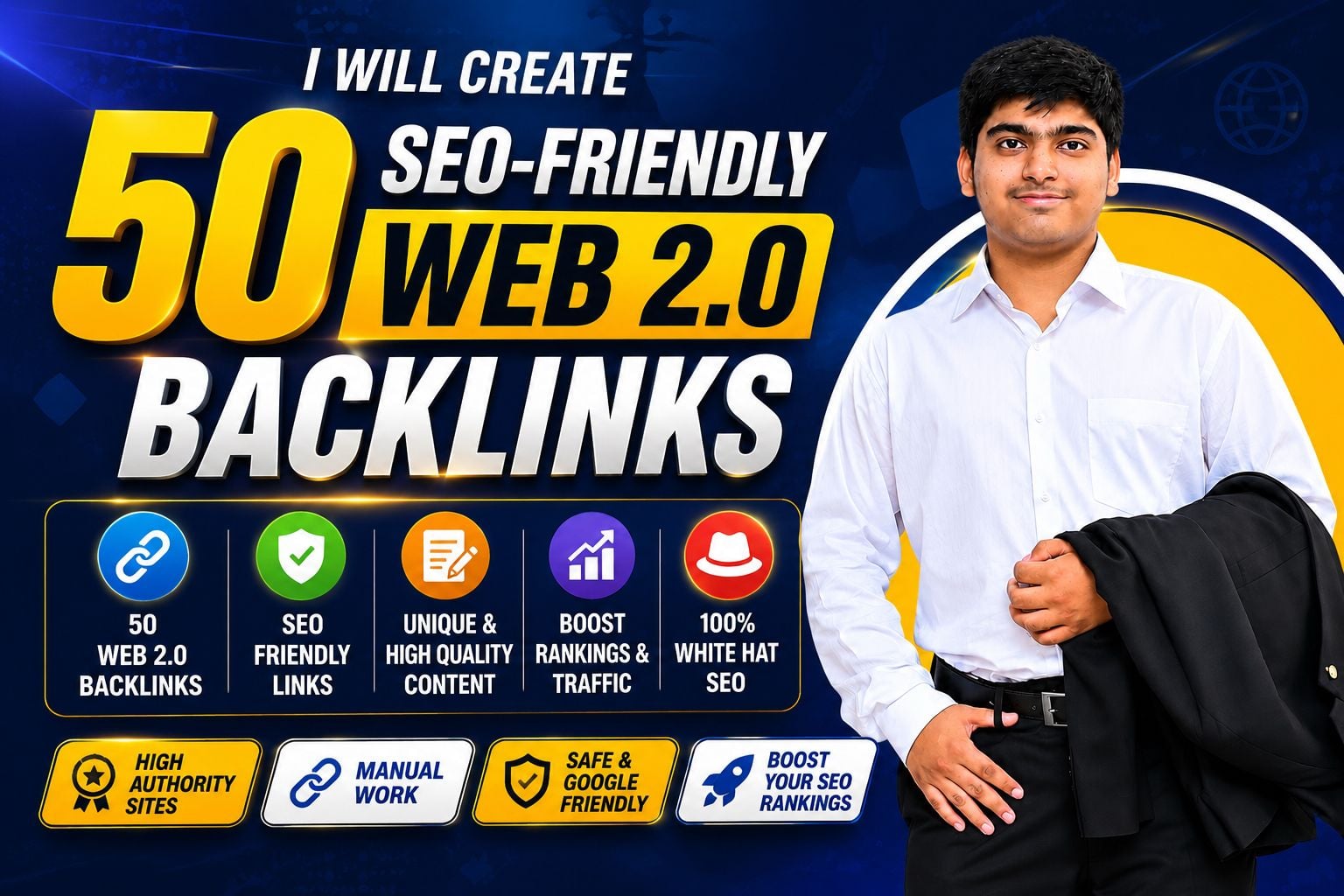 I Will Build 50 SEO-Friendly Web 2.0 Backlinks Using Content