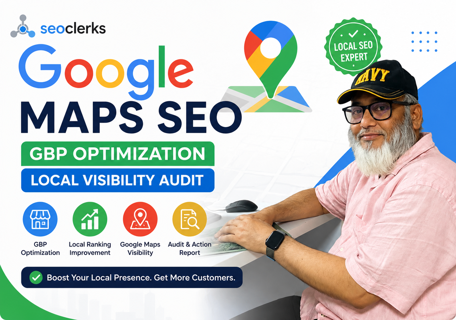 I will optimize your Google Business Profile for Google Maps SEO