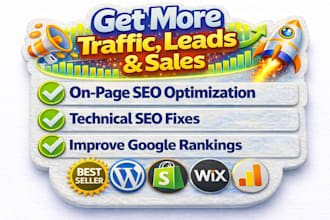 I Will Optimize Your WordPress or Shopify Website with Complete On-Page SEO
