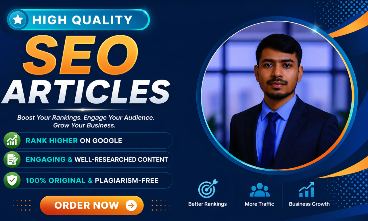 I Will Write 3 SEO-Optimized, High-Quality Articles (1000+ Words Each)