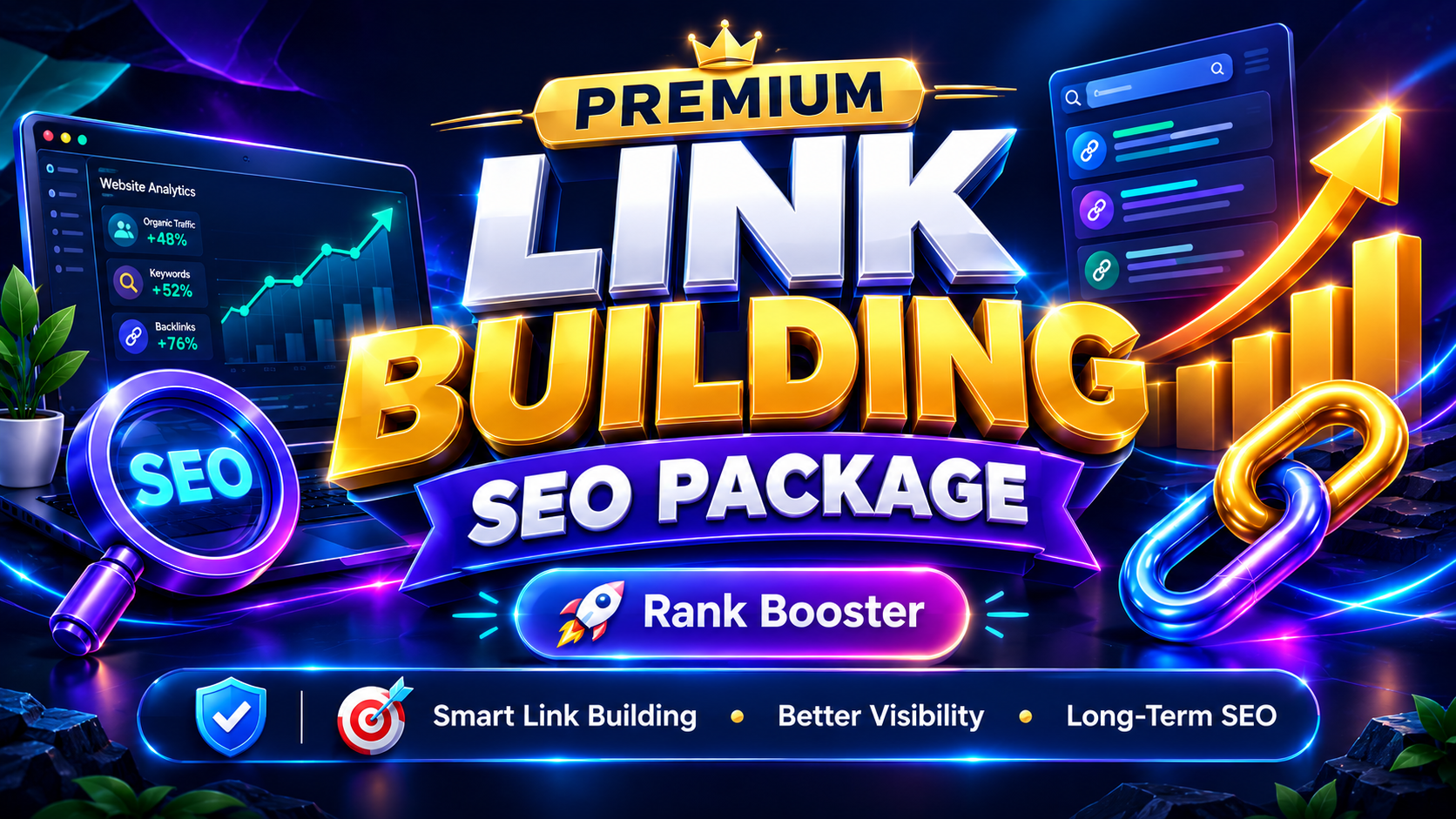 Premium Complete Link Building Seo Package