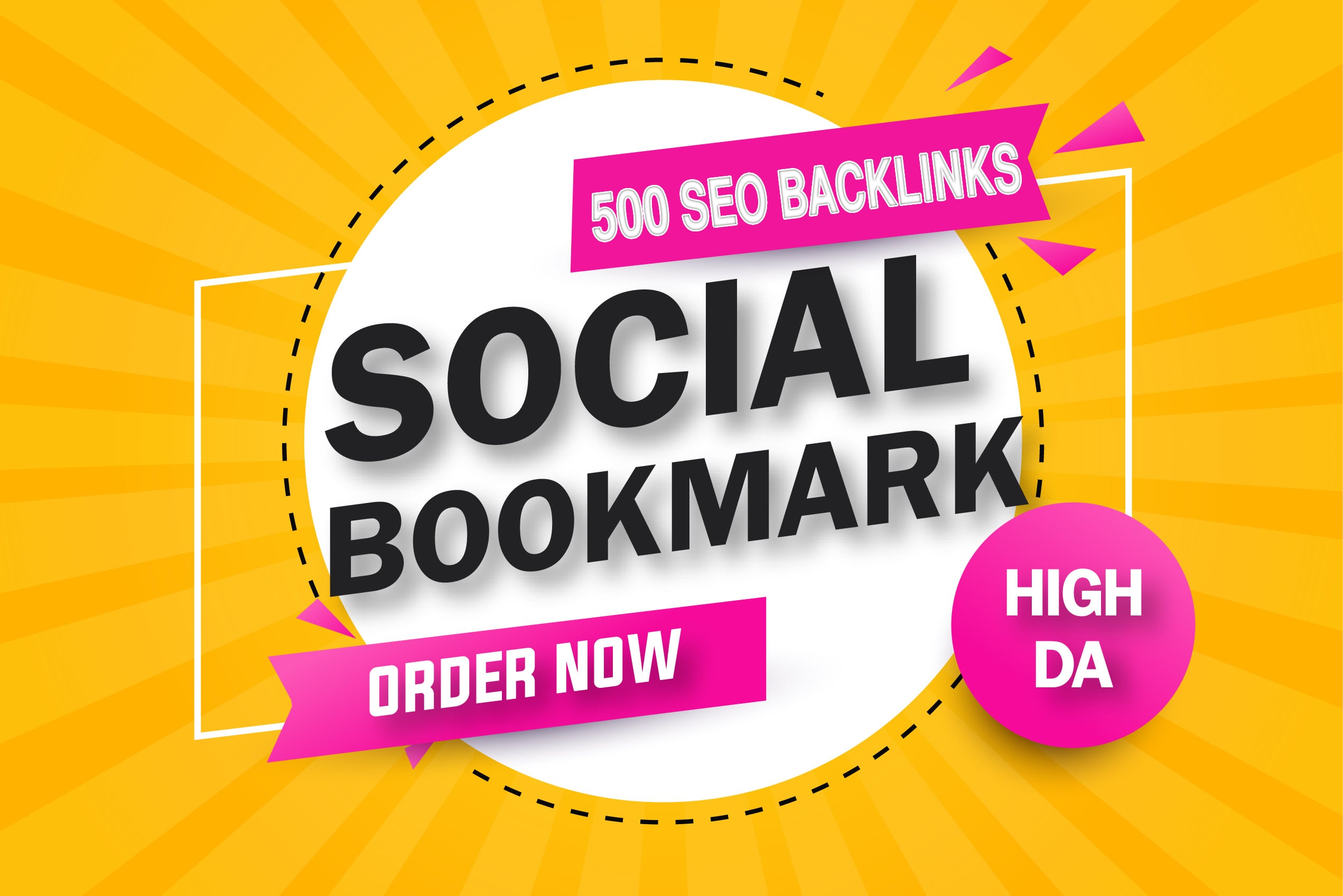 I will create 500 social bookmarks backlinks for goog...