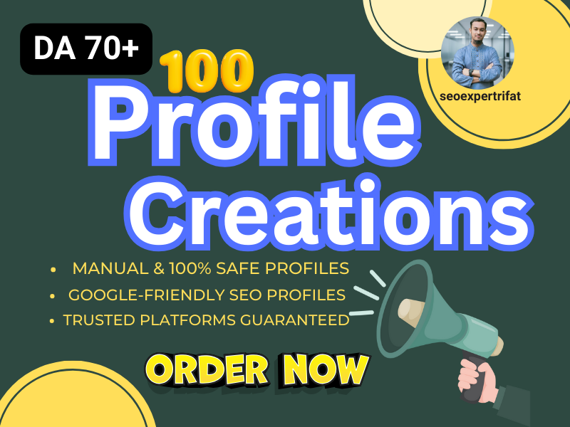 Profile Creation for High Quality SEO Link Building S...