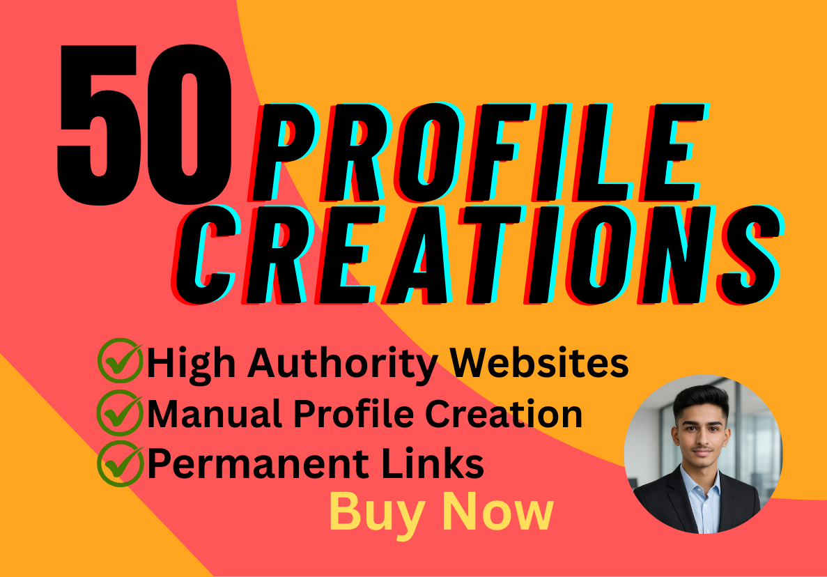 I Will Create High Quality Manual Profile Creations W...