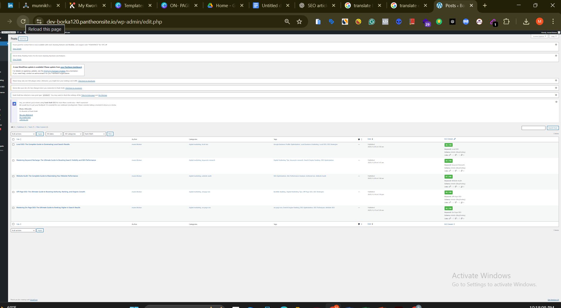 I will do website ON-PAGE SEO and technical SEO for google ranking