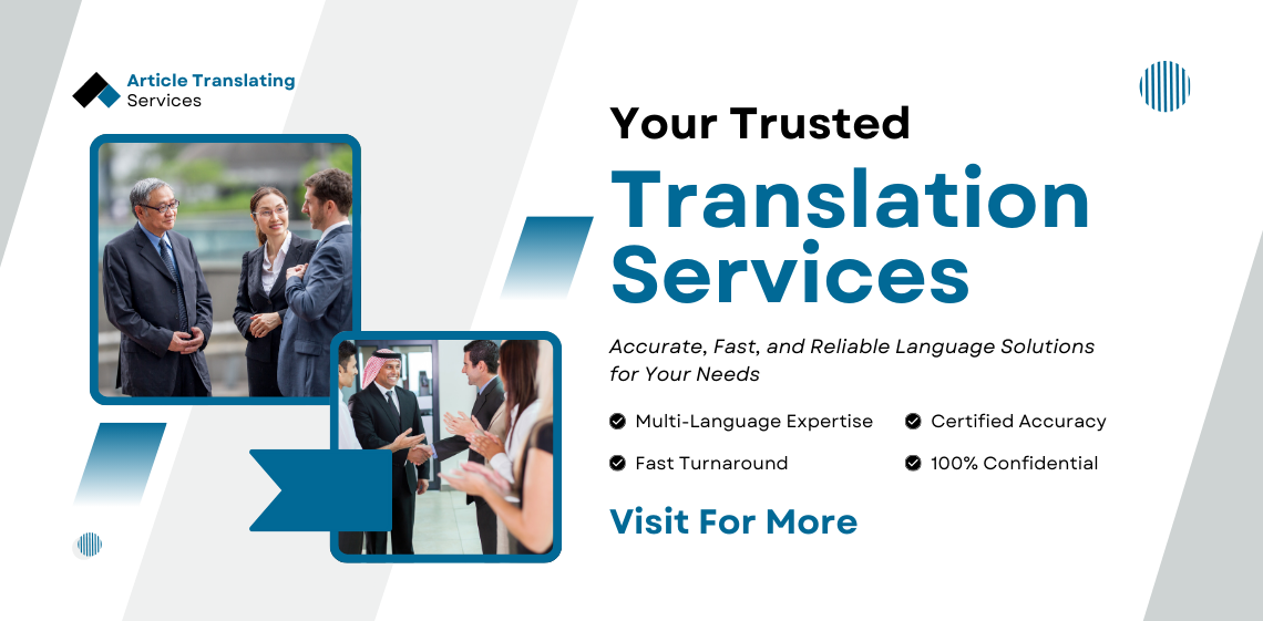 Professional Article Translation Service &ndash; Accurate, Natural & Human Translation