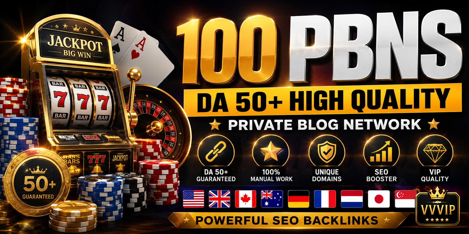 100 High DA 50+ PBN Backlinks unique and clean domain...