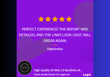 Get Manually Do Highest Quality 25 Web 2.0 DA 70 Plus Backlinks to Get Ranked in SERP