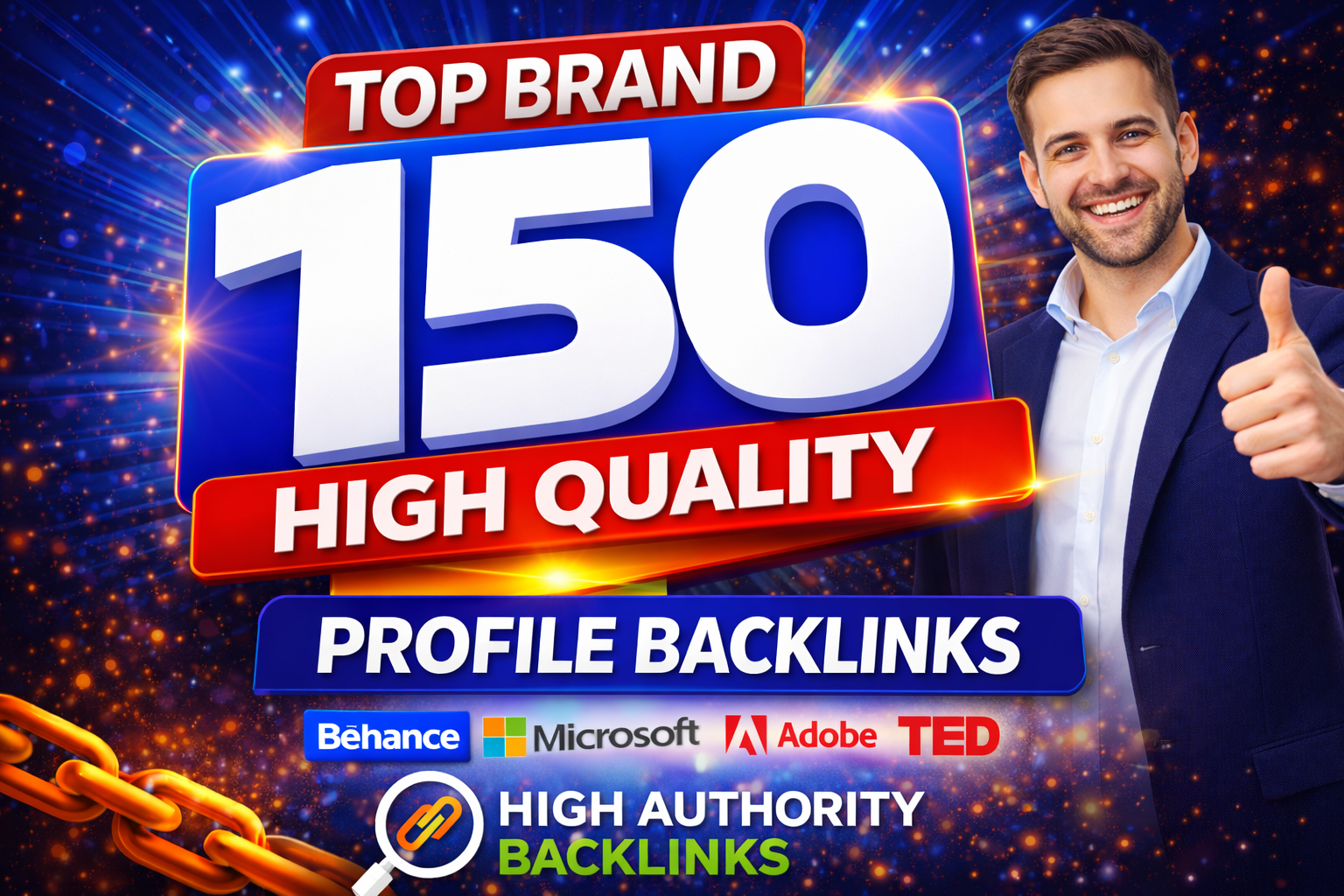 I Will Do High Quality 150+ Profile Backlinks for SEO Domination