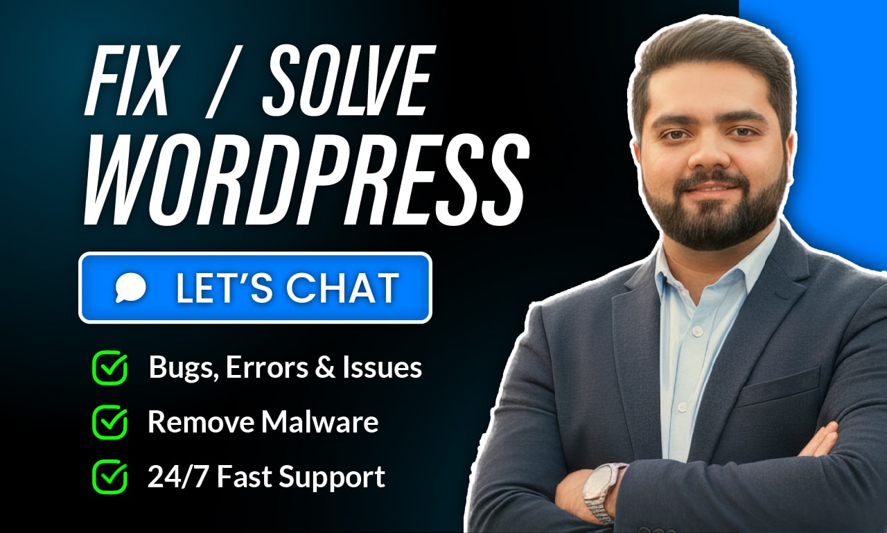 Fix WordPress Issues, Errors, Problems, Malware & WP Cron Job