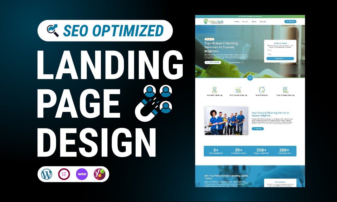 Create SEO Optimized Landing Page for Lead Generation on WordPress