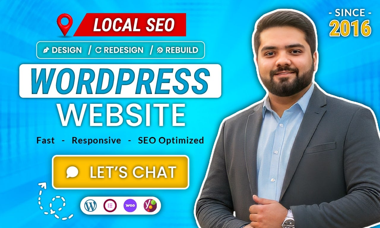 Build, Rebuild, Clone or Fix WordPress Website with Local SEO