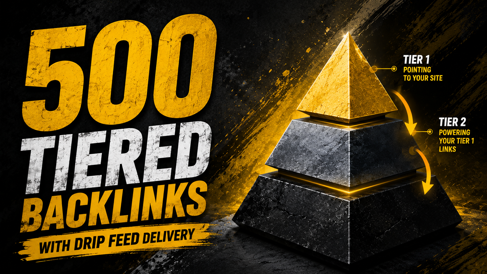 I will build 500 high authority tiered backlinks with...
