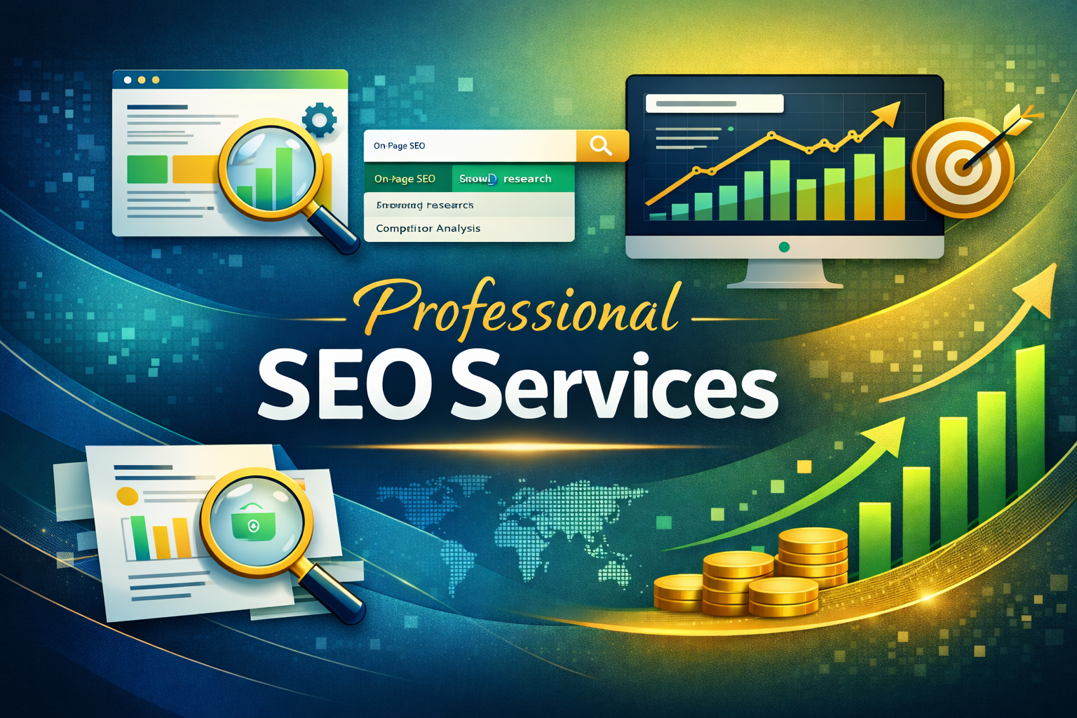 Professional On-Page SEO, Keyword Research & Competitor Analysis for Top Google Ranking
