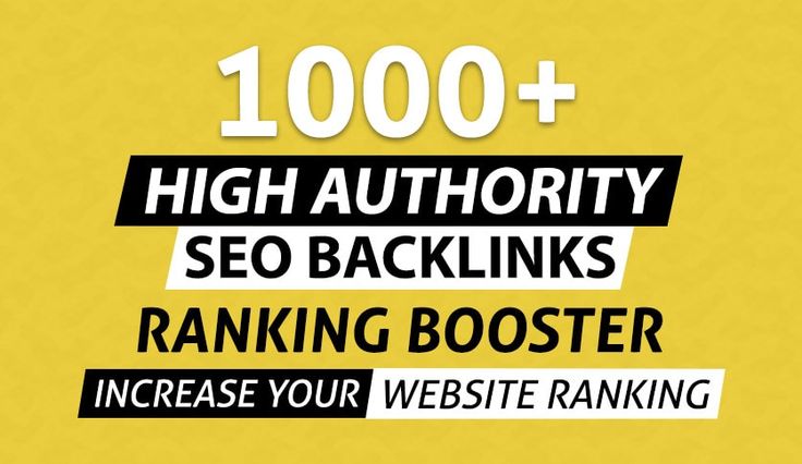 I Will Provide 1000+ Quality High Authority Backlinks...