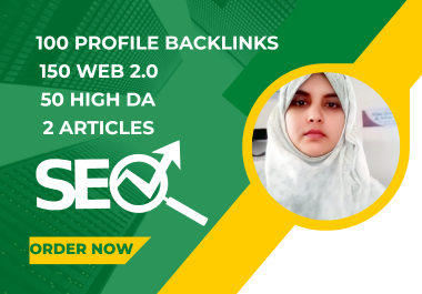 I Will Create High Authority Profile Backlinks (Web 2.0 + Profile + High DA) Manually