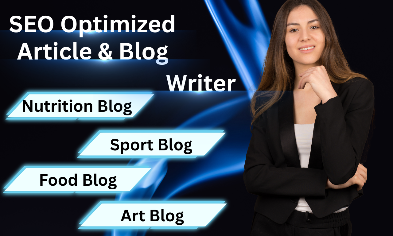 I will write Google-optimized articles and blogs