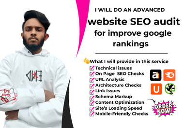 I will do an advanced website SEO audit for improve google rankings