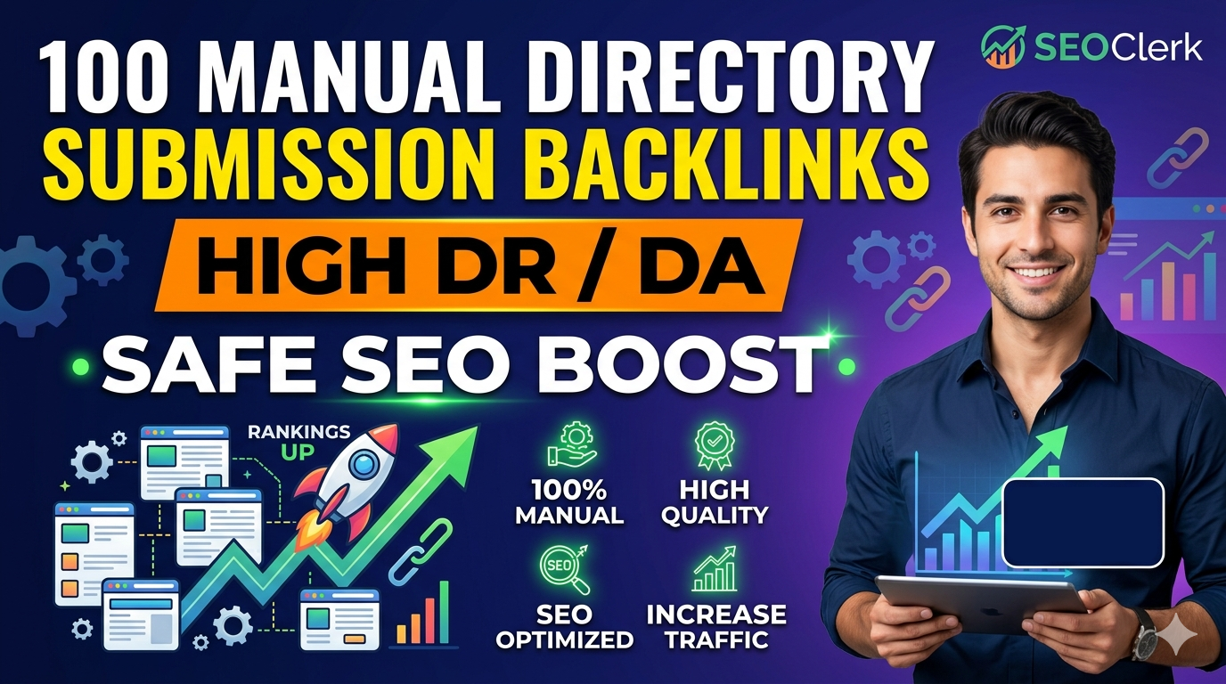 100 Manual Directory Submission Backlinks High DR/DA ...