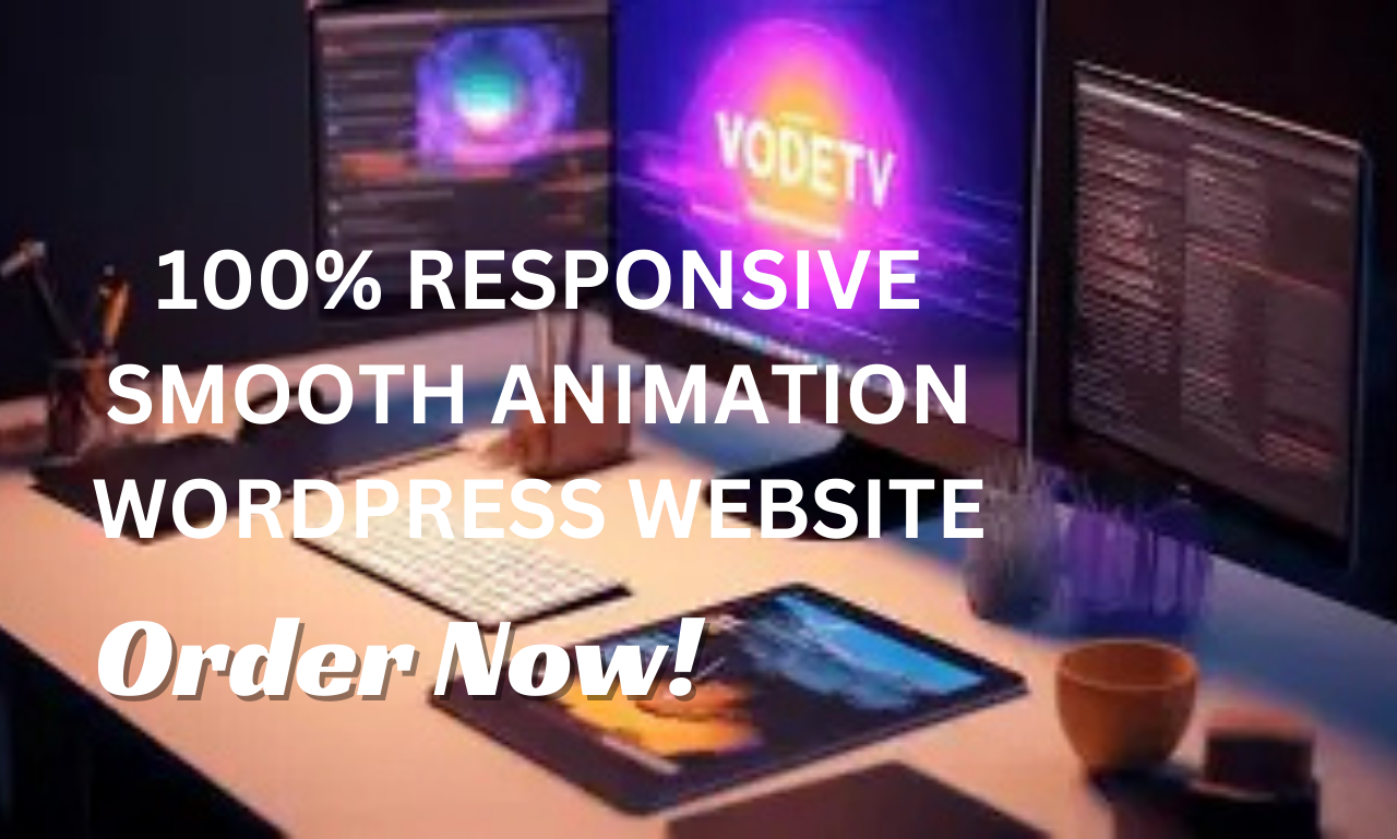 I will build a professional animation wordpress websi...