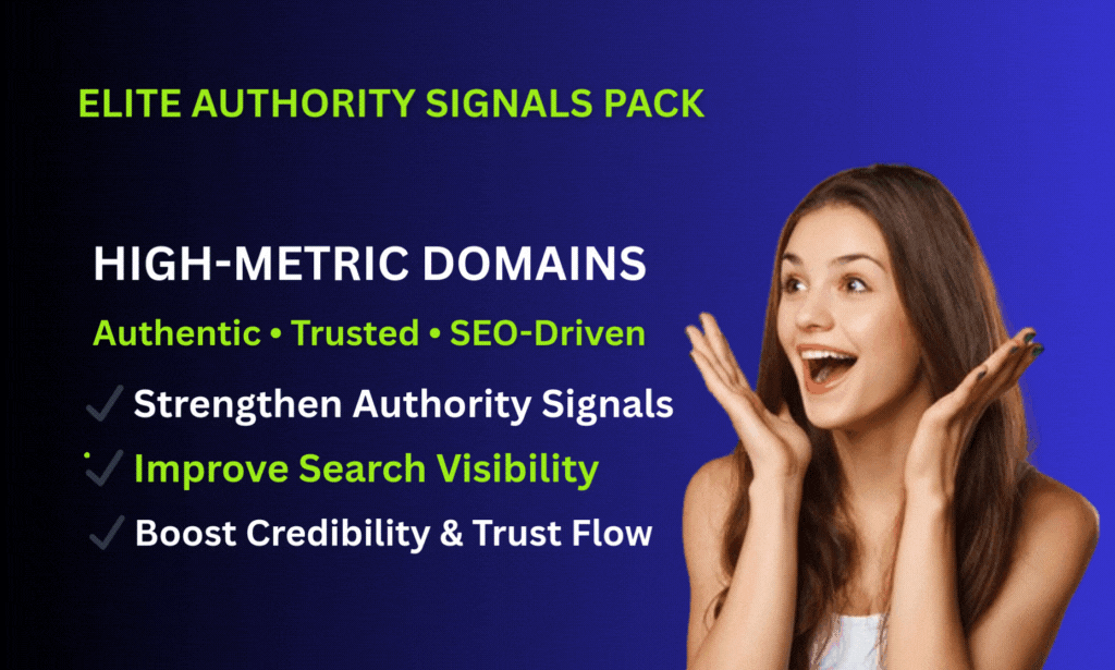 50 DA 30–50+ High Authority SEO Signals for Elite Ranking Power