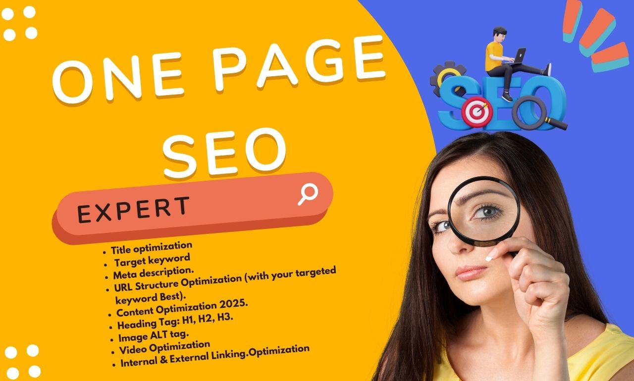 Professional One Page SEO Optimization for Higher Goo...