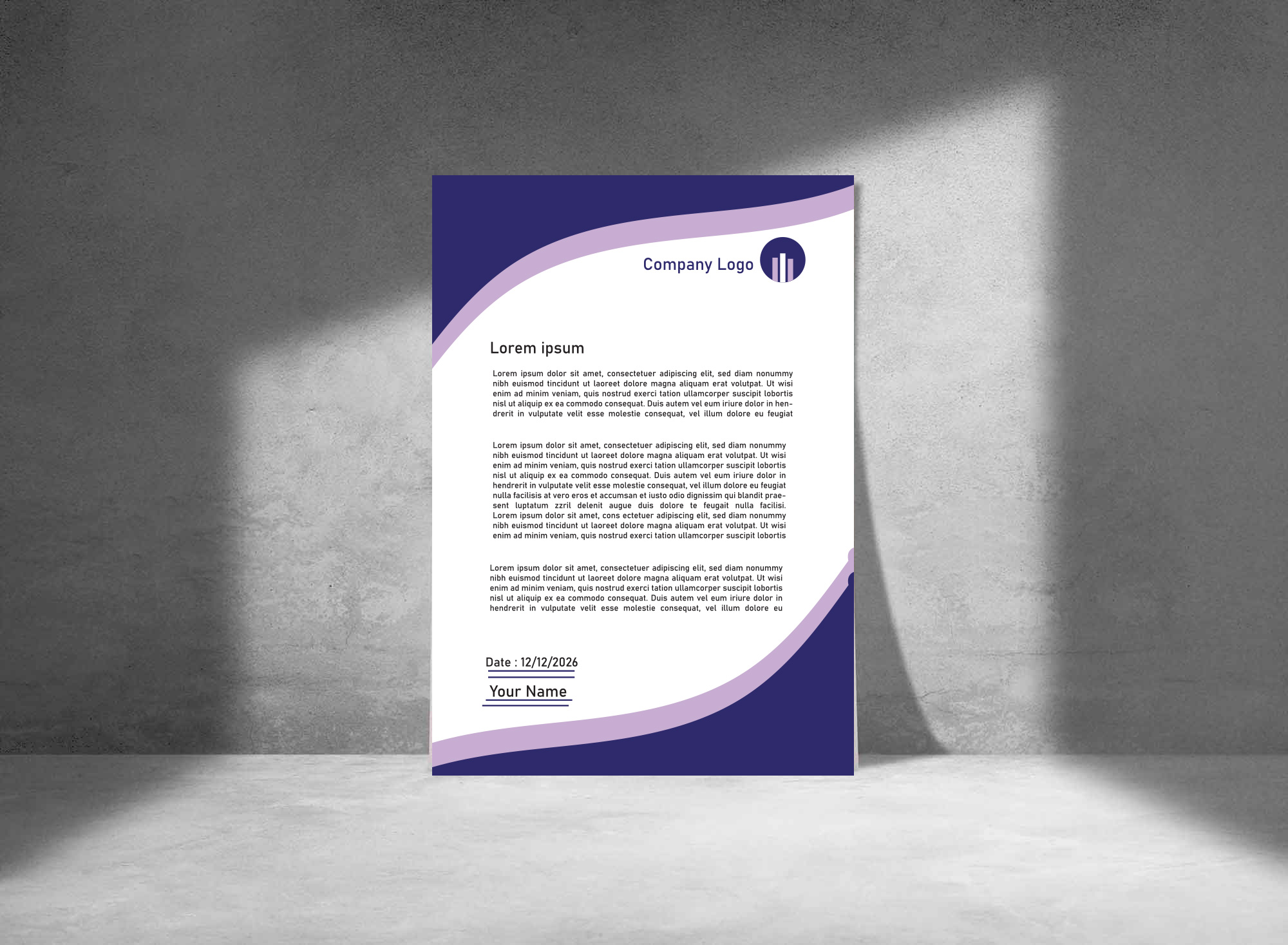 Professional Letterhead Design for Business 