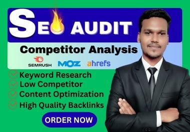 I Will Deliver a Powerful SEO Audit, Competitor Rese...