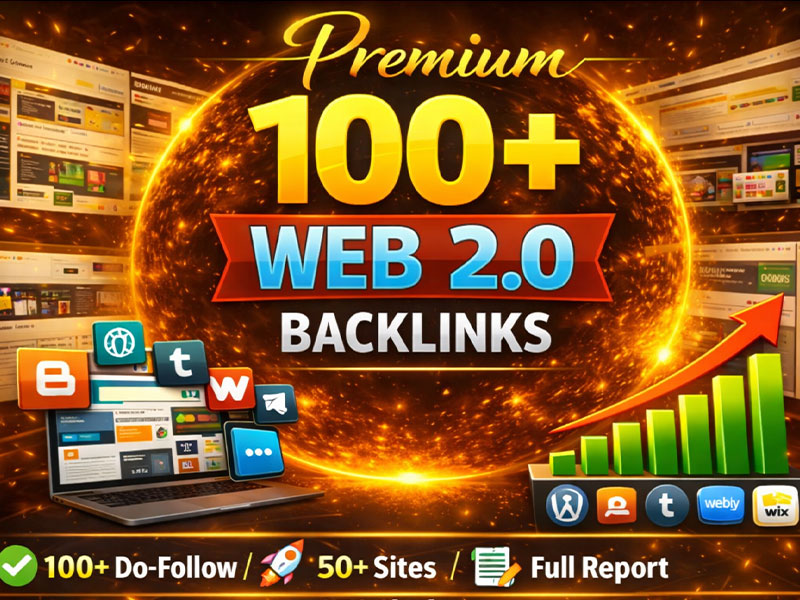 100+ High DA Web 2.0 Do-Follow Backlinks for Higher Google Rankings