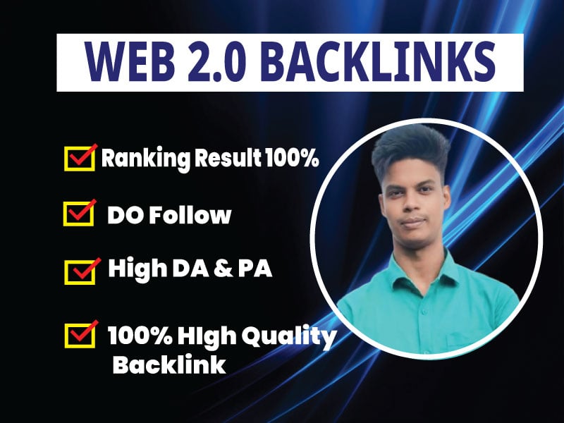 I Will Create 50 High-Quality Web 2.0 Dofollow High DA authority Backlinks to Improve Your Website 
