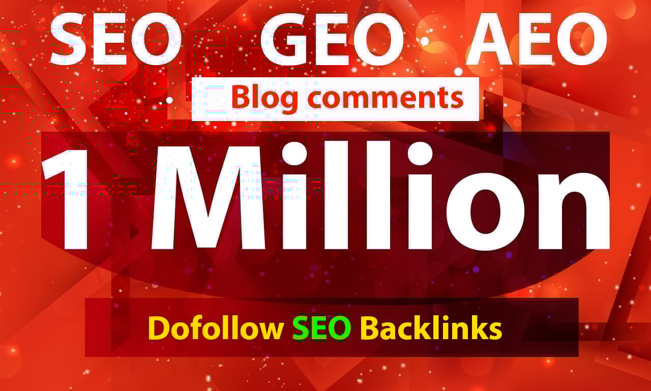 Rank with 1 Million High TF Dofollow multi tier Backlinks