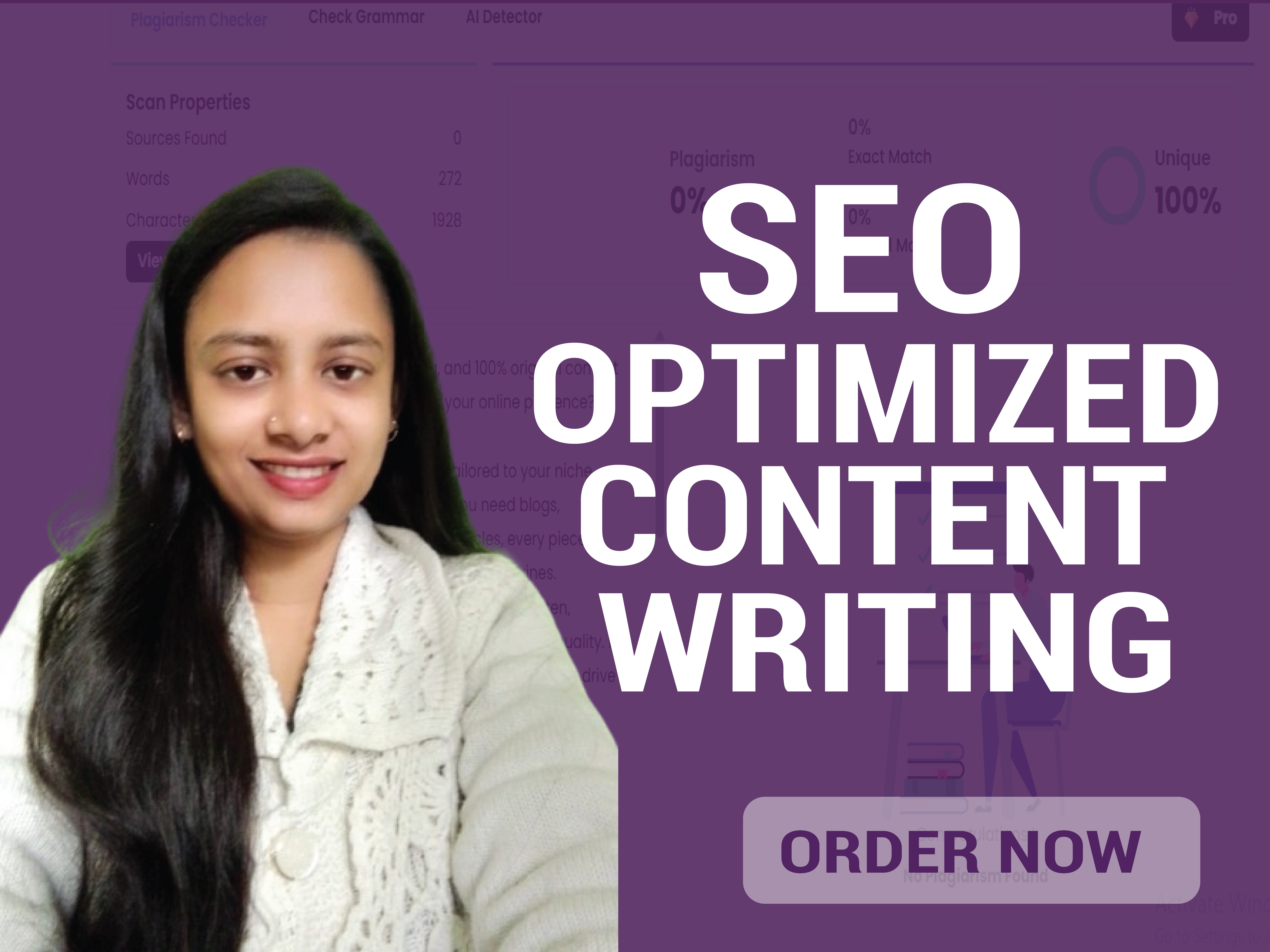 Get 1000 Words of 100% Original, SEO-Optimized Content