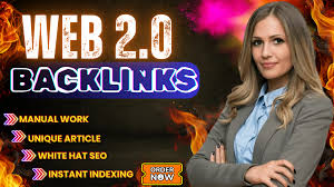 High authority web 2.0 backlinks manually created with unique content.