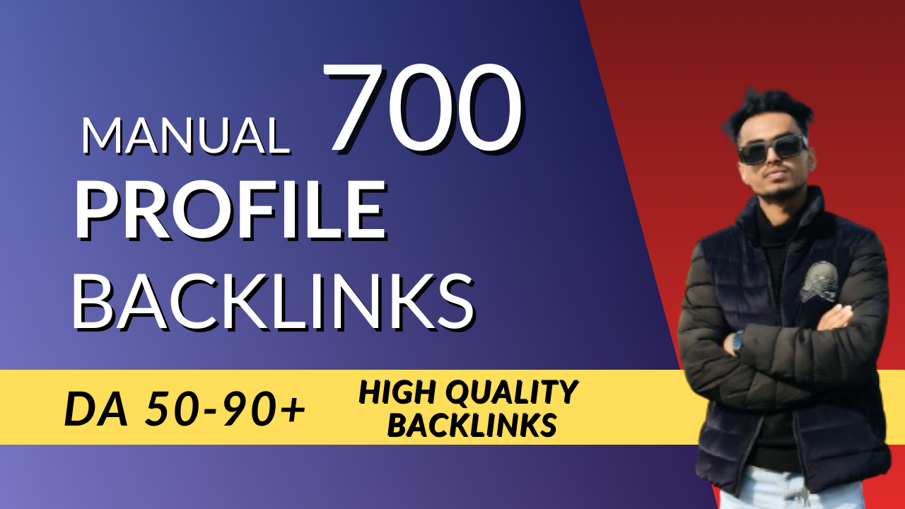 I will provide 300 high quality manual profile backlinks for off page SEO