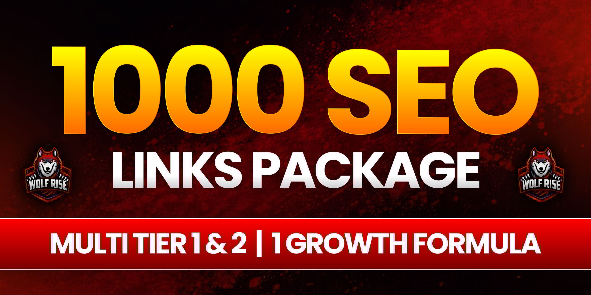 Wolf Rise Growth Formula 1000 SEO Backlinks Package M...