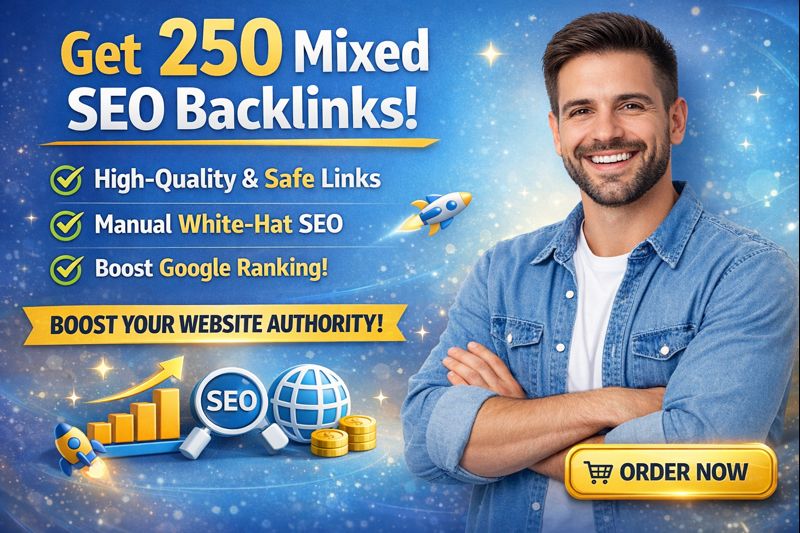 I Will Build 250 Safe Mixed SEO Backlinks for Long-Term Ranking