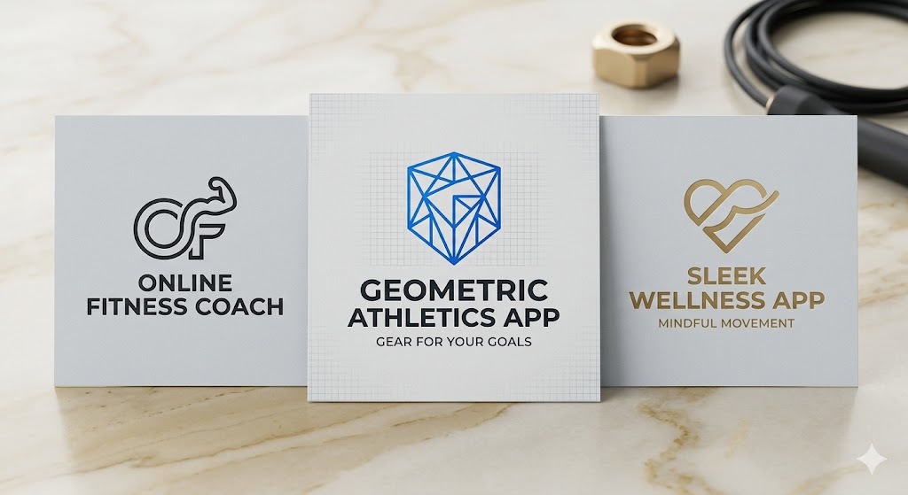 I Will Design a Minimalist Fitness, Gym, and Personal Coach Logo