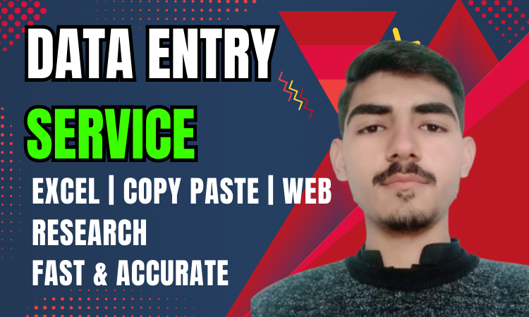 I will do accurate data entry, excel, copy paste an...