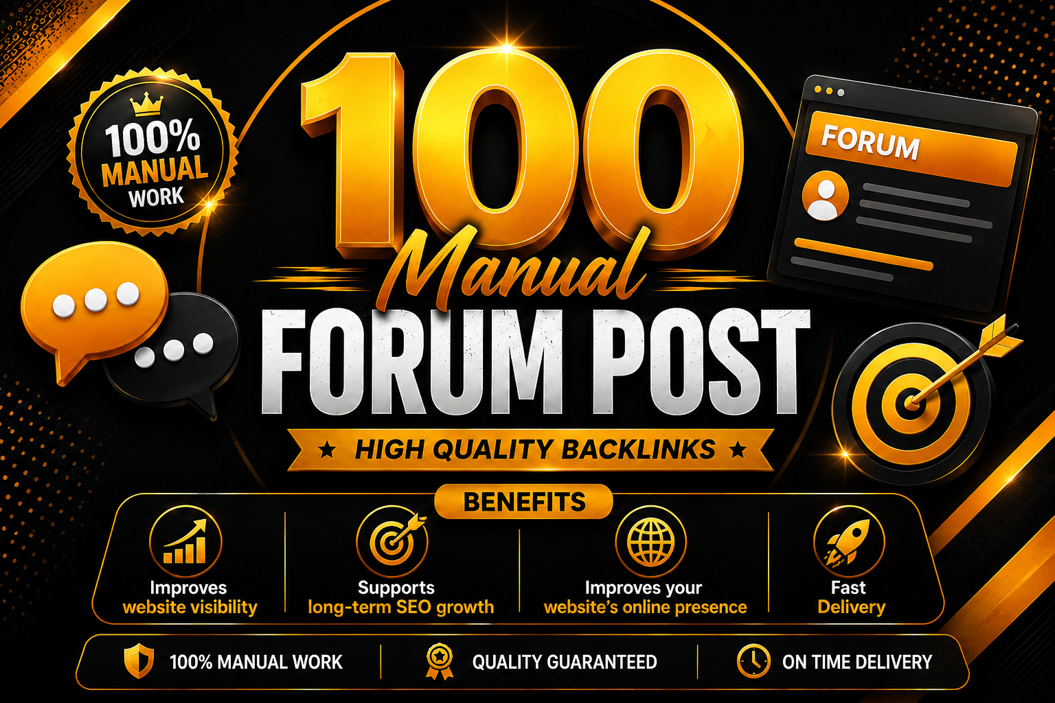 I Will Build High Quality Forum Post Backlinks for We...