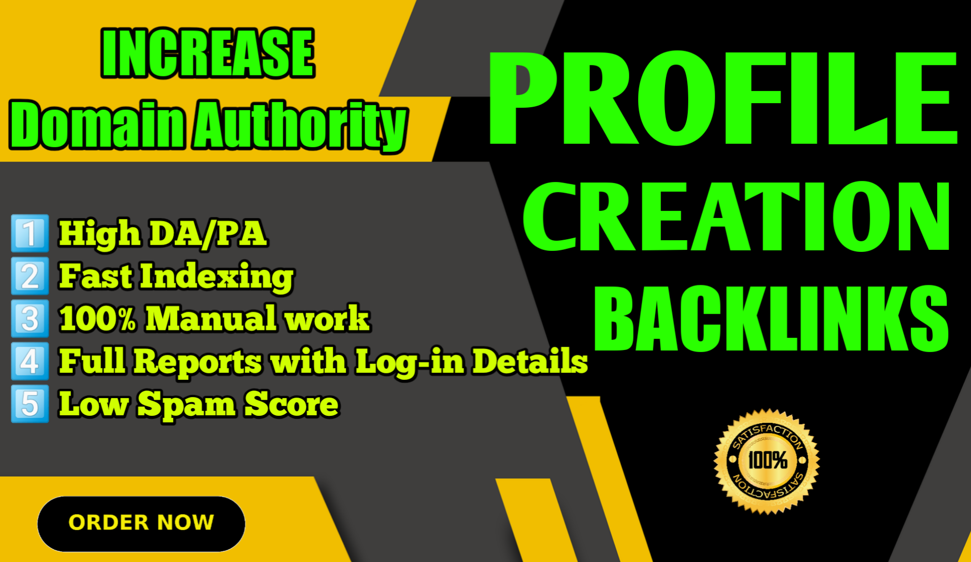 100 Profile Creation Backlinks for SEO Boost